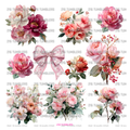 1001 PINK SUMMER FLORAL - 216 Tumblers