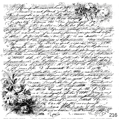 1009 DECO WORD SCRIPT - 216 Tumblers