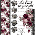 1012 BE KIND TO YOURSELF FLORAL AND PEEK A BOO - 216 Tumblers