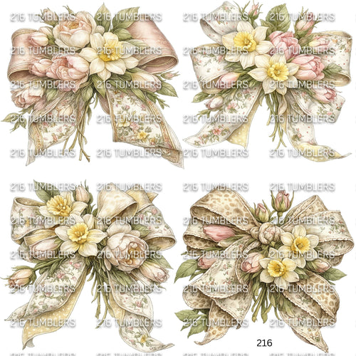 1014 SPRING BOWS - 216 Tumblers
