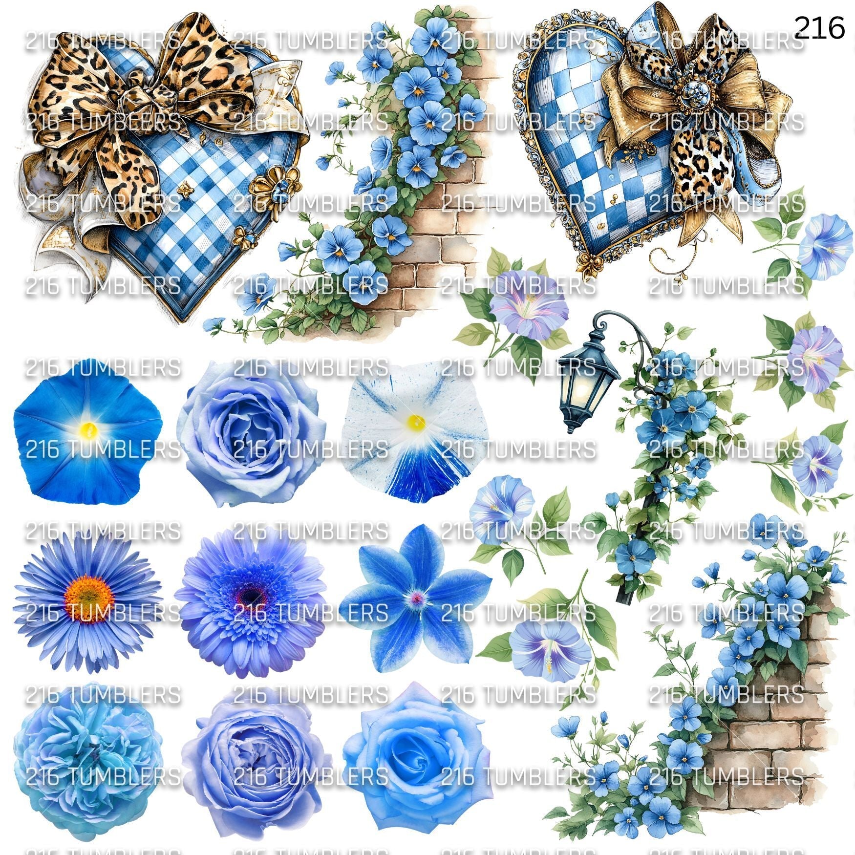 1020 SHES BLUE - 216 Tumblers