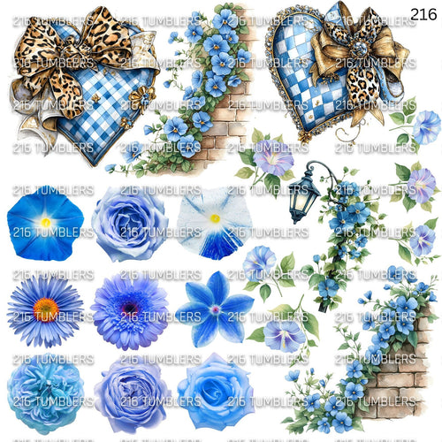 1020 SHES BLUE - 216 Tumblers