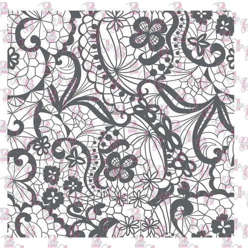 103 BLACK LACE BIG - 216 Tumblers