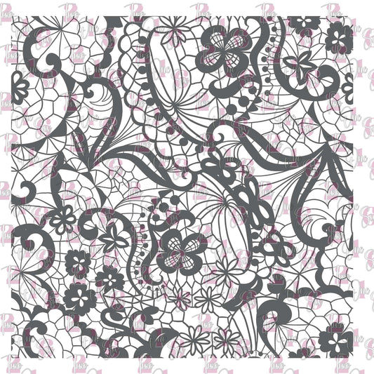 103 BLACK LACE BIG - 216 Tumblers