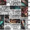 1031 MIXED MEDIA MANDALA - 216 Tumblers