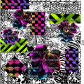 1037 NEON MIXED MEDIA - UVDTF - 216 Tumblers