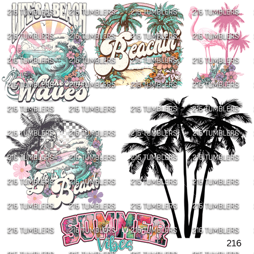 1044 SUM BEACH SUM WHERE - 216 Tumblers
