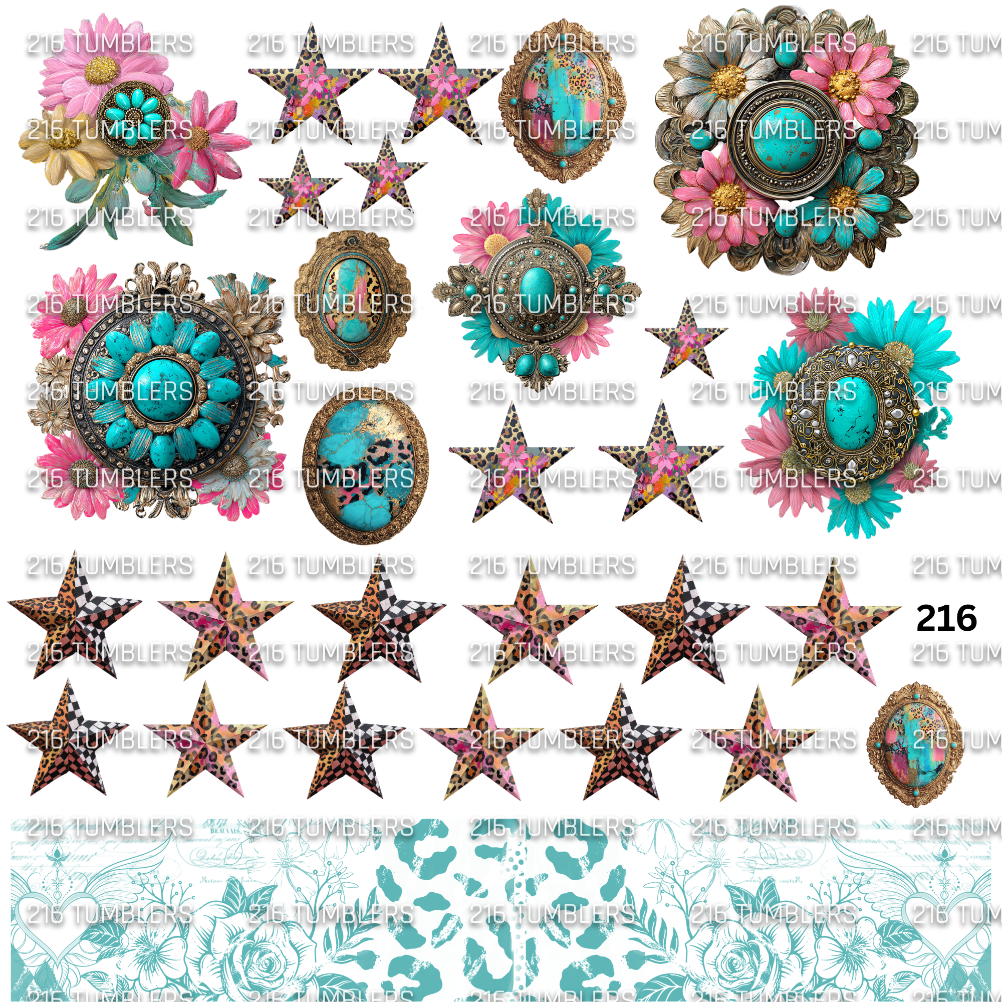 1047 STAR GAZER - 216 Tumblers