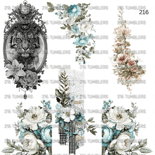 1069 VICTORIAN TIGER - 216 Tumblers