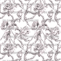 1075 PURPLE FLOWER STRAND W/PEARLS - 216 Tumblers