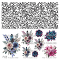 1083 TOOLED AND FLOWERS - 216 Tumblers