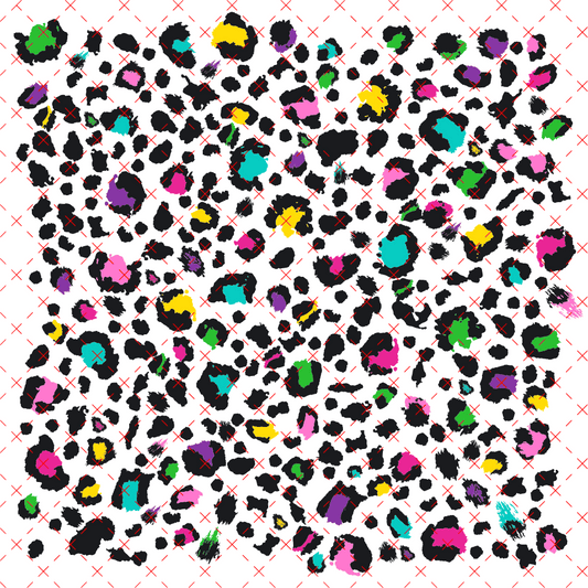 10X10-26 JAGGED NEON LEOPARD