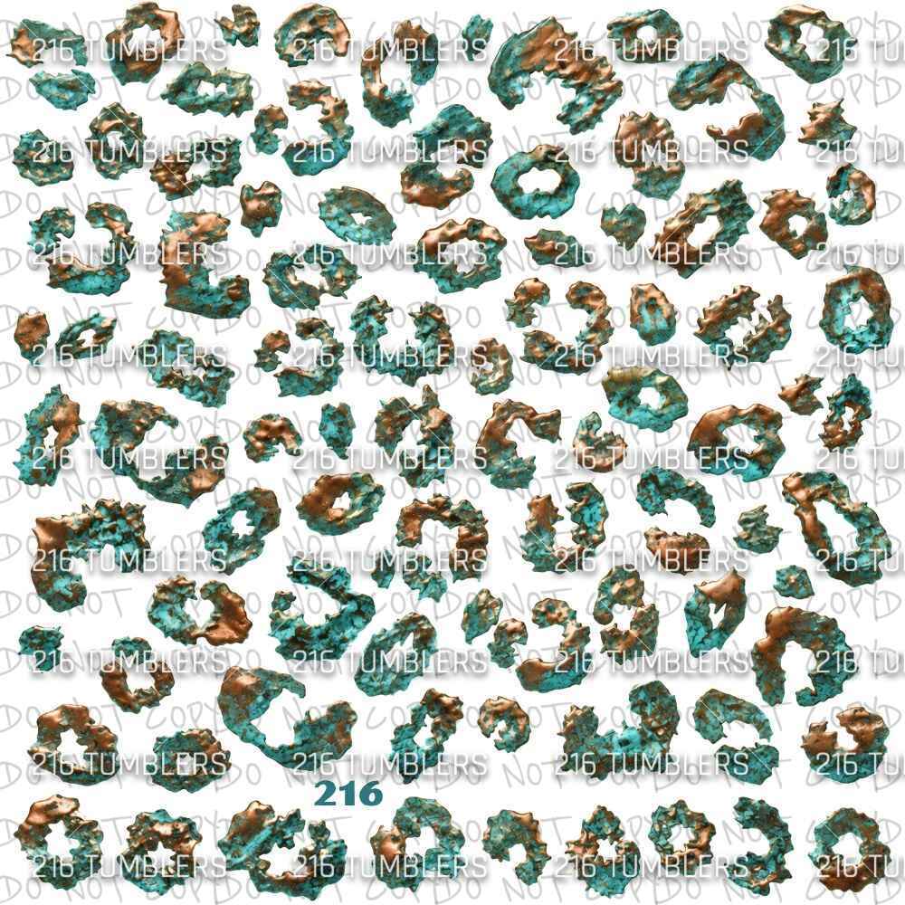 1217 TEXTURED LOOK WESTERN LEOPARD SPOTS