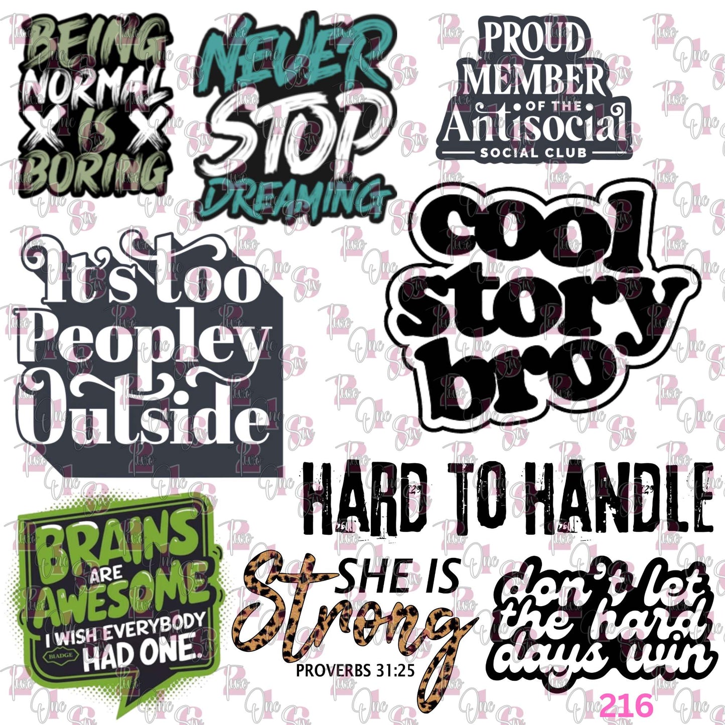 549 SOME WORD DESIGNS