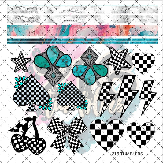 10X10 - 105 TEXAS T INSPIRED - 216 Tumblers