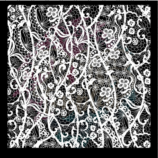 10X10 - 106 WHITE LACE 2 SMALL - 216 Tumblers