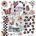 10X10 - 108 POSTIVE THINGS WITH BUTTERFLIES - 216 Tumblers