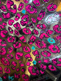 10X10 109 MARBLE PINK LEOPARD UVDTF - 216 Tumblers