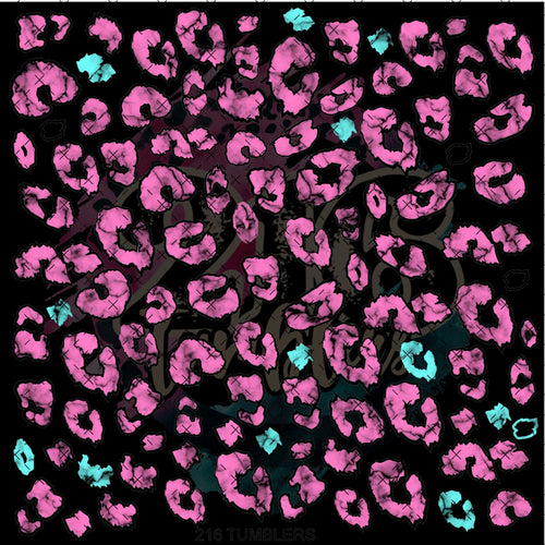 10X10 109 MARBLE PINK LEOPARD UVDTF - 216 Tumblers