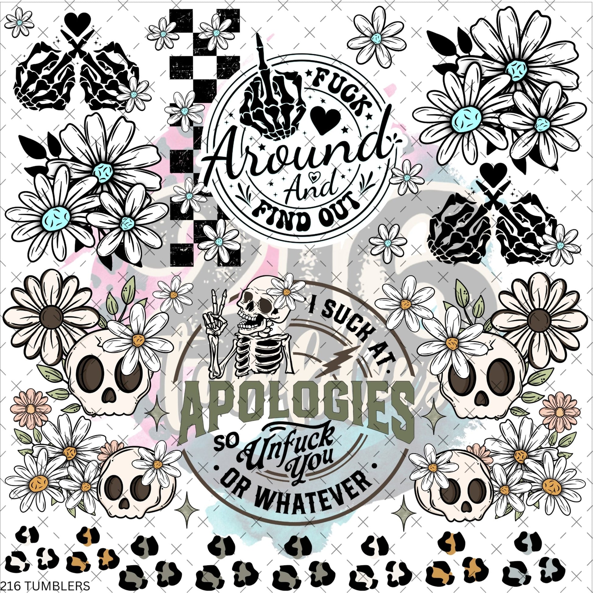 10X10 - 110 TERMS OF ENDEARMNET - 216 Tumblers