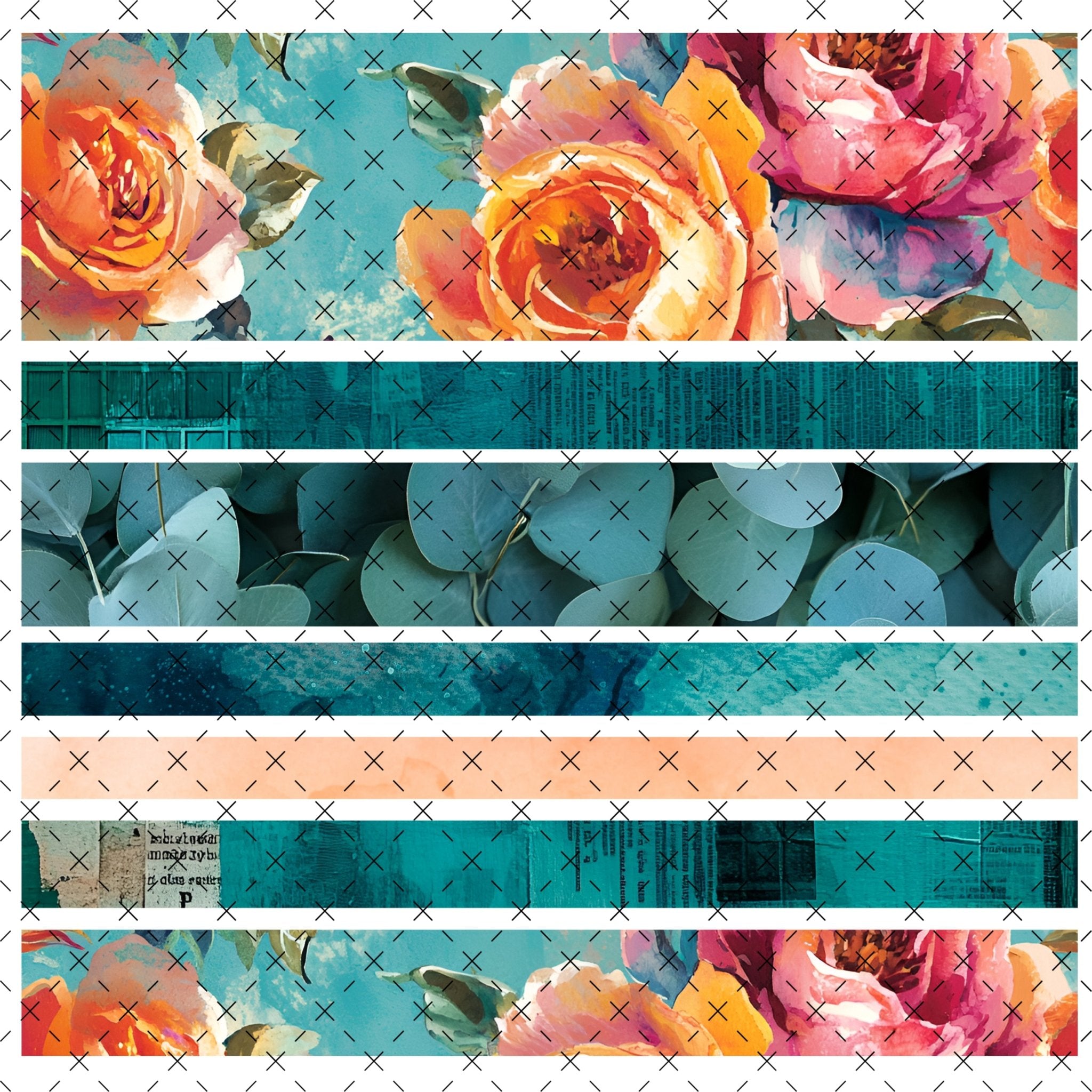 10X10 - 112 Band Sheet - 216 Tumblers