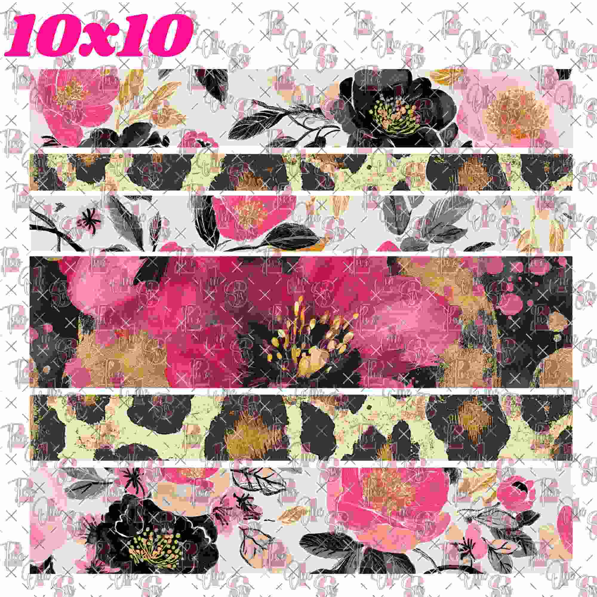 10X10 - 114 Band Sheet - 216 Tumblers