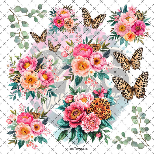 10X10 - 130 Spring Garden - 216 Tumblers