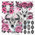 10X10 - 139 Pink Western w/Aztec - 216 Tumblers