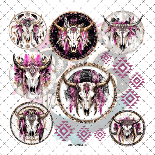 10X10 - 145 Bull Rounds - 216 Tumblers