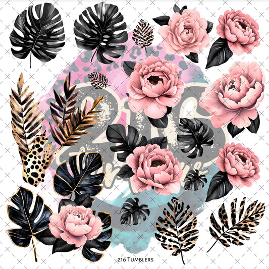 10X10 - 180 Subtly Pink - 216 Tumblers