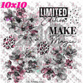 10X10 - 188 NEWSPAPER FLOWERS W/QUOTES - 216 Tumblers