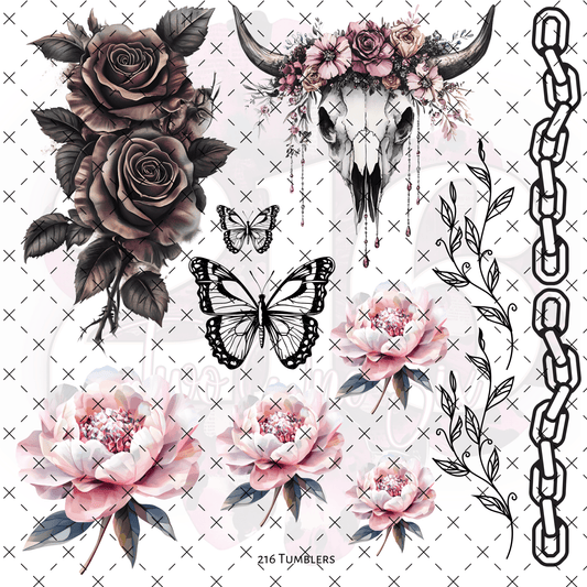 10X10 - 198 CHOCOLATE FANTASY - 216 Tumblers