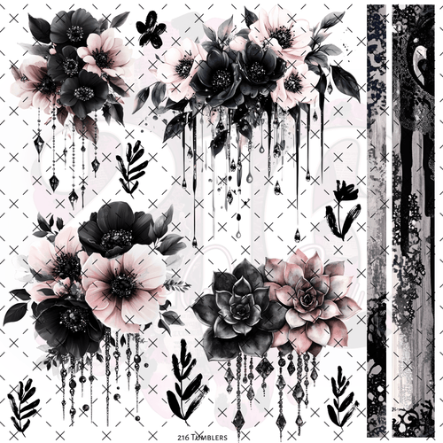 10X10 - 201 GRUNGE FANTASY - 216 Tumblers