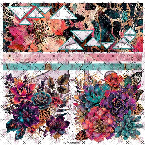 10X10 - 205 TREND SETTER - PEEK A BOO - 216 Tumblers