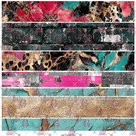 10X10 - 218 BAND - 216 Tumblers