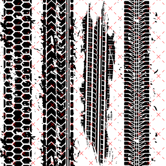 10X10 24 BIG TIRE TRACKS - 216 Tumblers