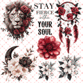 10X10 - 46 STAY FIERCE WITHIN YOUR SOUL - 216 Tumblers