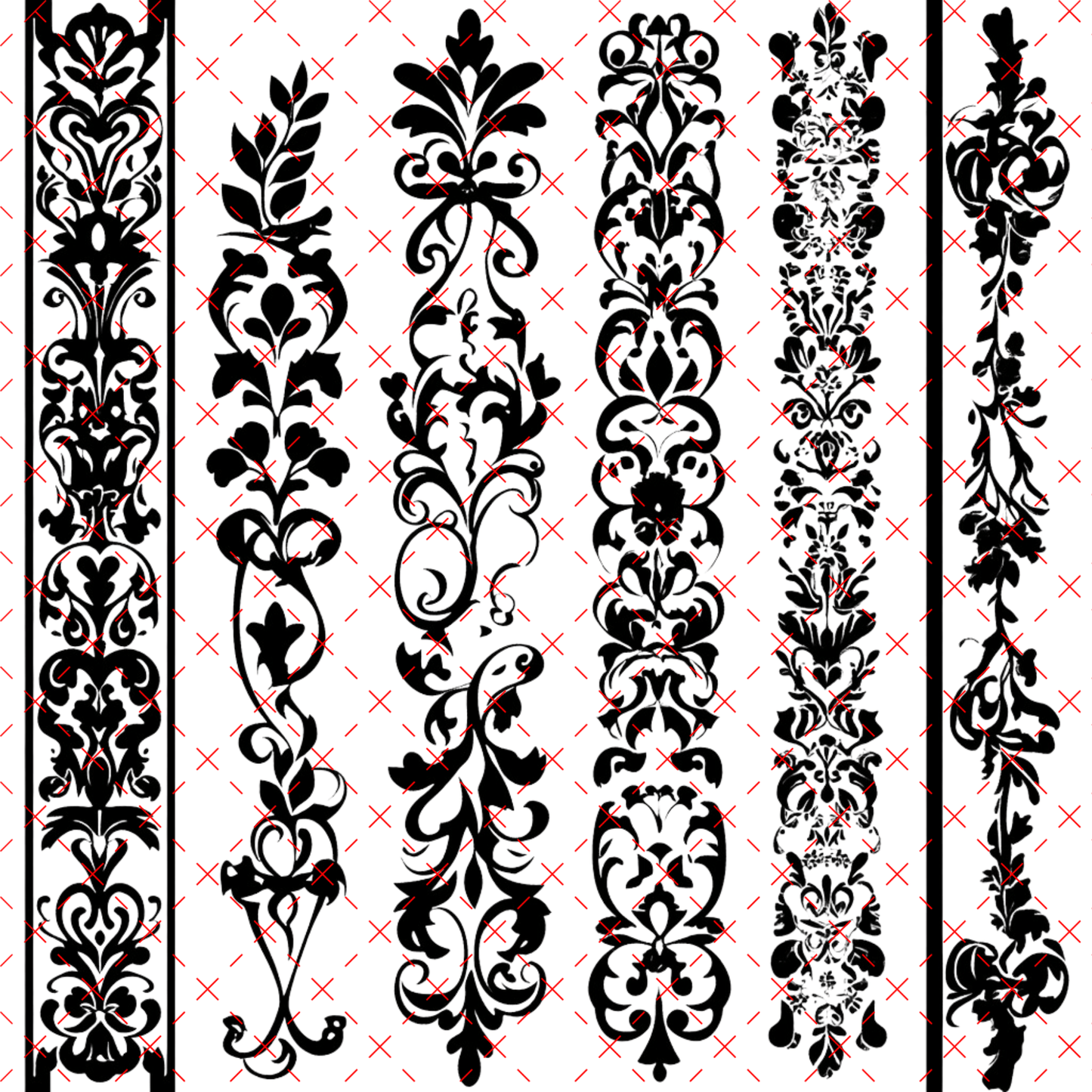 10X10 - 55 OUTLINES 6 - 216 Tumblers