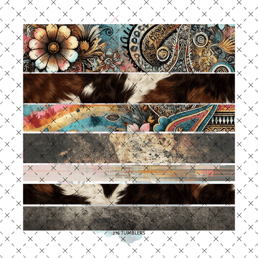 10X10 - 90 FARM BANDS - 216 Tumblers