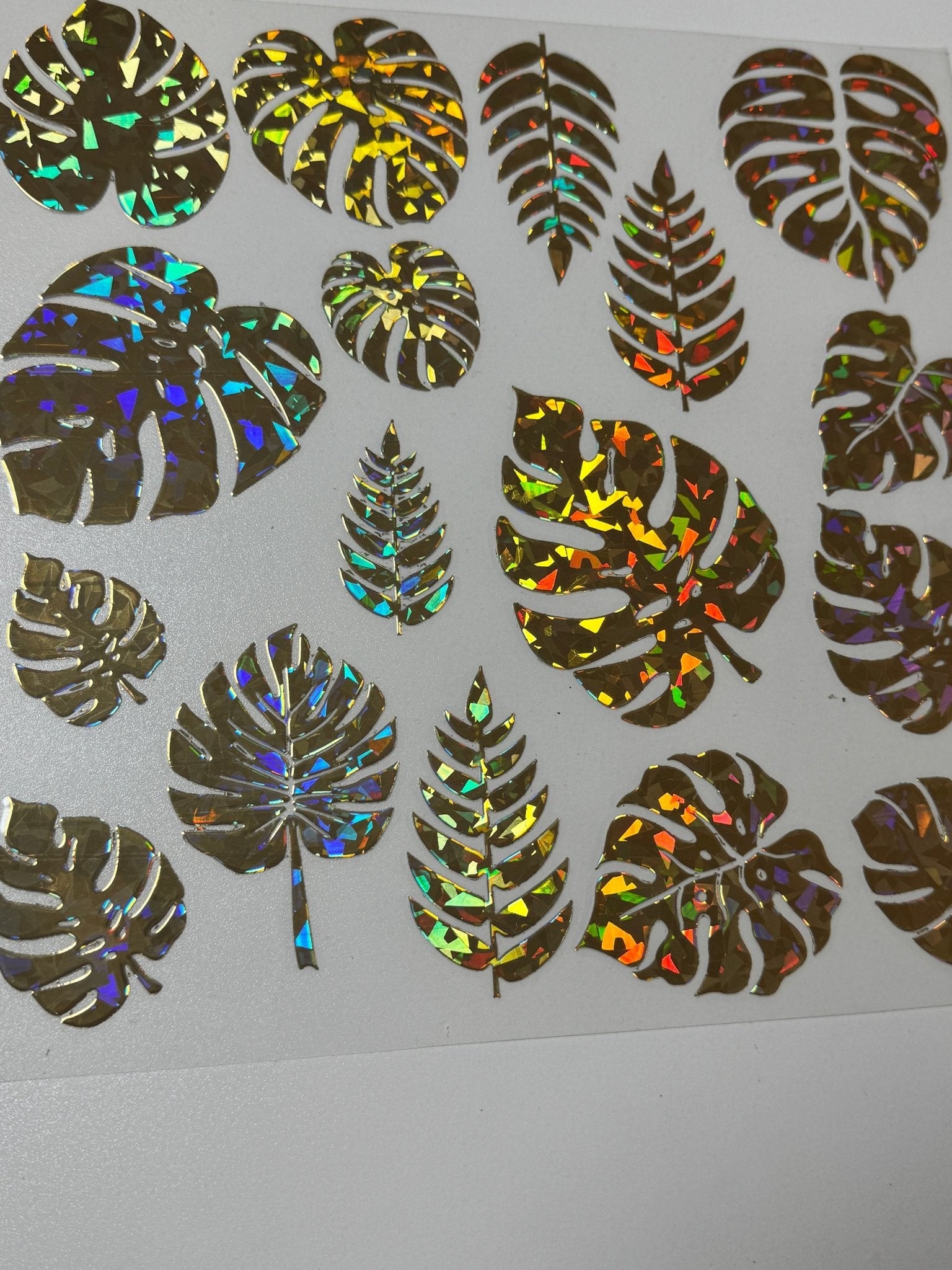 10X10 - DIAMOND CUT MONSTERA GOLD - 216 Tumblers