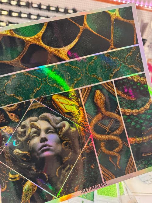 10x10 HOLO MEDUSA MIXED MEDIA - 216 Tumblers
