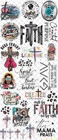 10x24 THEME SHEET - INSPIRATIONAL - 216 Tumblers