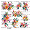 1103 KGD FLORALS - 216 Tumblers