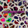 1107 HOLOGRAPHIC BLOTCHED LEOPARD - 216 Tumblers
