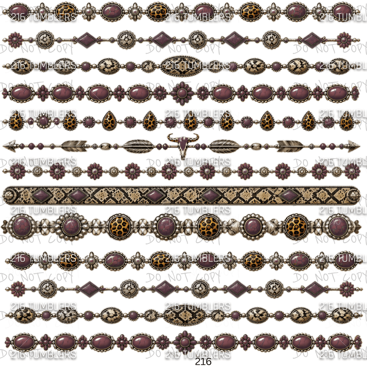 1130 WESTERN STRANDS - 216 Tumblers