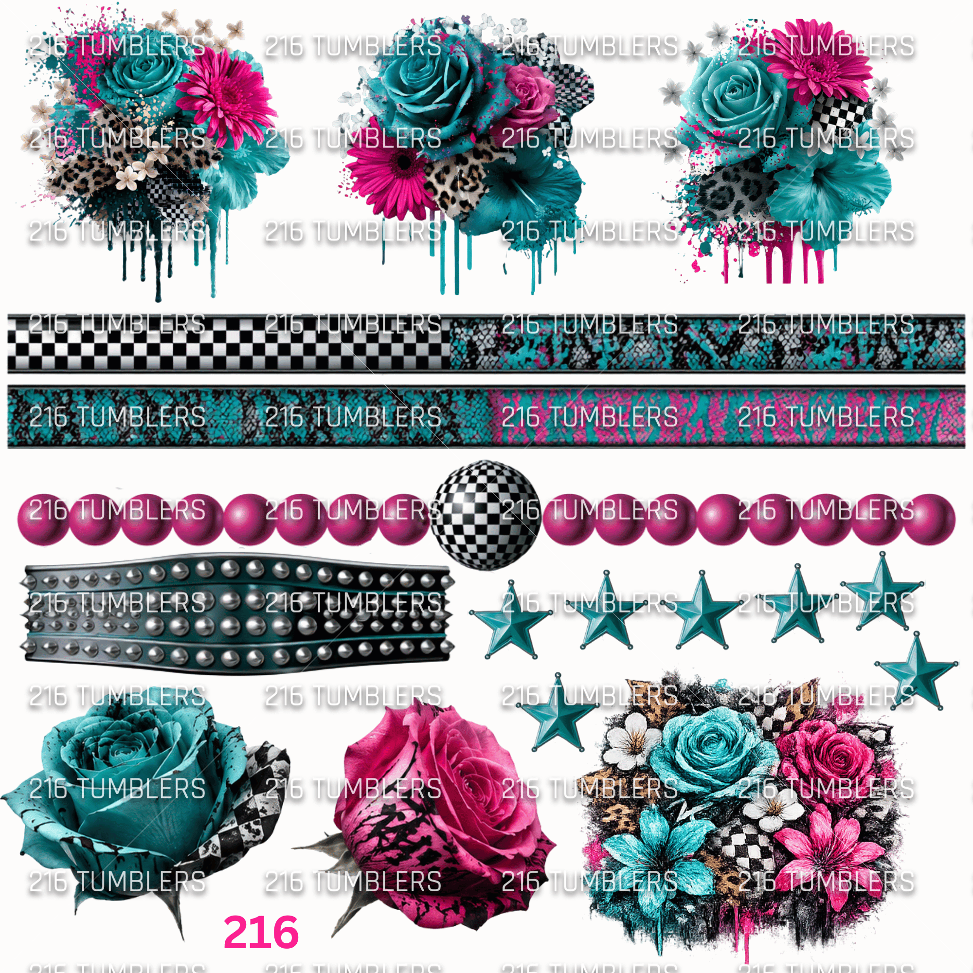 1138 URBAN COWGIRL - 216 Tumblers