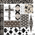 1140 MIXED MEDIA CROSS - UVDTF - 216 Tumblers
