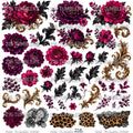 1149 GOTHIC LOVE FLORALS - 216 Tumblers