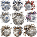 1155 CHRISTMAS ORNS - 216 Tumblers