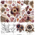 1174 FLOWERS - 216 Tumblers